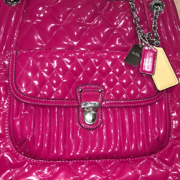 Coach Handbags - Coach Poppy Liquid Gloss Slim Tote Shoulder Bag